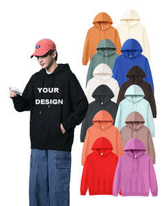 Sudadera con Capucha Personalizada con Estampado Frontal para Hombre, 100% Algodón, Moda de Primavera, Transpirable, Tejida, Talla Grande - Product Image 1