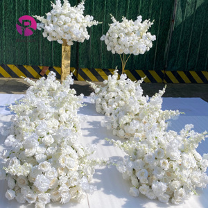 Đám cưới hoa bảng Top Hoa sắp xếp đám cưới lối đi sàn hoa Bó hoa hôn nhân centerpieces đám cưới Hoa Bóng - Product Image 5