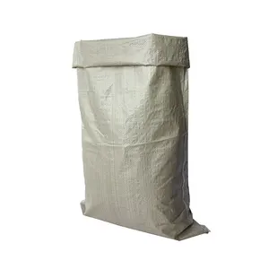 Emballage personnalisé chine raphia 50kg imprimé pp sac tissé vert