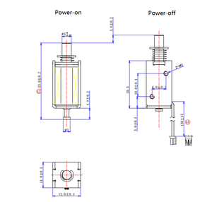 <span class=keywords><strong>DC</strong></span> 5V Mini Điện Mở Khung Solenoid Kéo Đẩy Solenoid Battery Operated Micro Thiết Bị Truyền Động Solend - Product Image 2