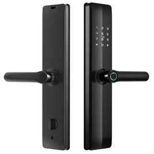 <b>Smart</b> Door <b>Lock</b> With Fingerprint And App Control Waterproof Aluminum Alloy Handle For Indoor Wooden Door Office Bedroom Use - Product Image 5