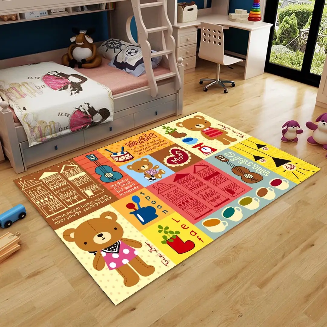 Custom Design Kinder Kinder Baby Boden matte Teppiche Spiel matten für Kinder Baby Kinder Teppich Teppich