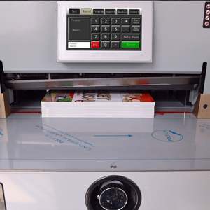 Machine de découpe de papier électrique programmable de 460 mm, coupe-papier automatique A3 A4, utilisée dans une usine, machine de découpe de papier - Product Image 3