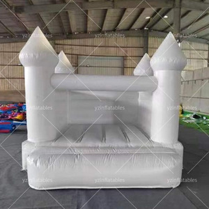 Castillo Inflable Comercial para Niños para Fiestas de Bodas - Modelo Blanco Doble Pequeño Perfecto para Saltar - Product Image 4