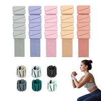 Bracelets de poignet et de cheville en silicone unisexe réglables et écologiques – Poids portables durables pour accessoires de Pilates