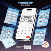 Imprimante d'étiquettes thermique portable sans fil Phomemo M108 Mini, compatible Android et iOS, idéale pour l'impression de codes-barres