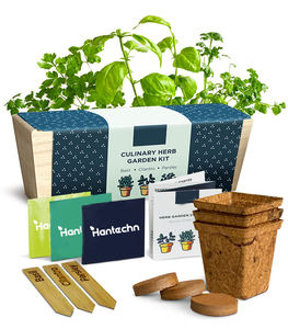 Kit de démarrage de jardin d'herbes aromatiques biologiques d'intérieur avec semis de <span class=keywords><strong>basilic</strong></span>, en carton moderne pour usage domestique - Product Image 2