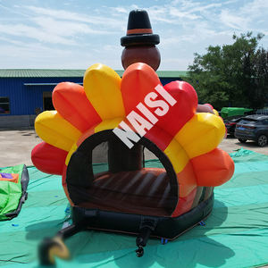 Fabbrica a buon mercato Festival del PVC Moonwalk salto casa gonfiabile a tema tacchino salto buttafuori <span class=keywords><strong>castello</strong></span> per bambini - Product Image 6