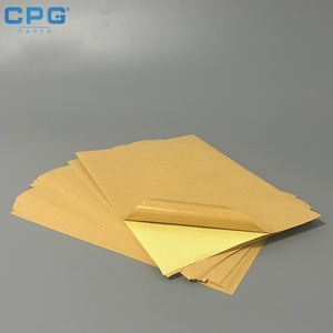 Cost Effective Kraft Self Adhesive Paper A4 <b>Sheet</b> 80gsm Matte Printable <b>Sticker</b> Paper Label Paper Roll for Grocery Label - Product Image 1