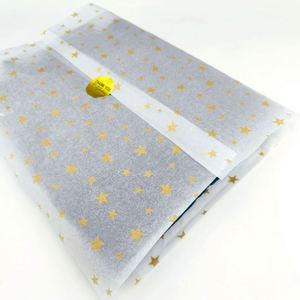 Customized Printed Logo Coated PE <b>Double</b> Sided Virgin Biodegradable Craft Paper Tissue Gift Wrapping Stickers Inkjet Compatible - Product Image 5
