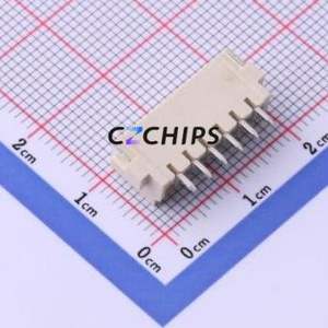 HC-HA-6AWT Wire-to-<b>Board</b> <b>Pin</b> Header SMD,P=2.5mm,Horizontal Mount Connector 1x6P 2.5mm Horizontal Mount XHB - Product Image 2