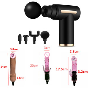Pistol Pijat Elektronik Genggam untuk Pijat Jaringan Dalam, Pistol Pijat Otot Perkusi, Stimulator Otot, <span class=keywords><strong>Vibrator</strong></span>, Pistol Pijat, Mainan Seks, Dildo - Product Image 3