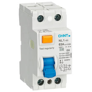 <span class=keywords><strong>Disyuntor</strong></span> que funciona con <span class=keywords><strong>corriente</strong></span> residual magnética, sin protección contra sobrecorriente, 2 unidades - Product Image 1