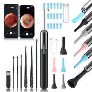 Otoscope WiFi haute définition, nettoyeur d'oreille intelligent, endoscope visuel, cure-oreille avec prise US, fabriqué en plastique - Product Image 2