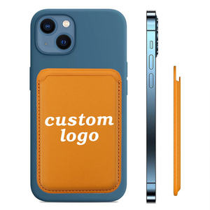 Accessoire magnétique personnalisé pour téléphone portable avec clip pour carte d'identité en cuir PU, compatible avec les portefeuilles magnétiques des iPhone 16, 15, 14 Pro Max - Product Image 3