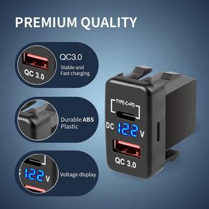 Charge rapide 3.0 & PD USB C double port USB chargeur prise adaptateur secteur pour ancienne Toyota - Product Image 4