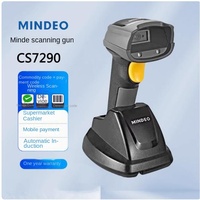 Escáner de Código de Barras Inalámbrico Minde CS7219XD, Sensor CMOS, 300 Escaneos/Segundo, Interfaz COM, 1 Año de Garantía, Portátil de Largo Alcance