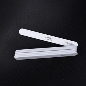 <span class=keywords><strong>ZIRI</strong></span> liefert hochwertige weiße Korea Sandpapier Nagel feile Professional Dual Side mit benutzer definiertem Logo für den Salon gebrauch - Product Image 3