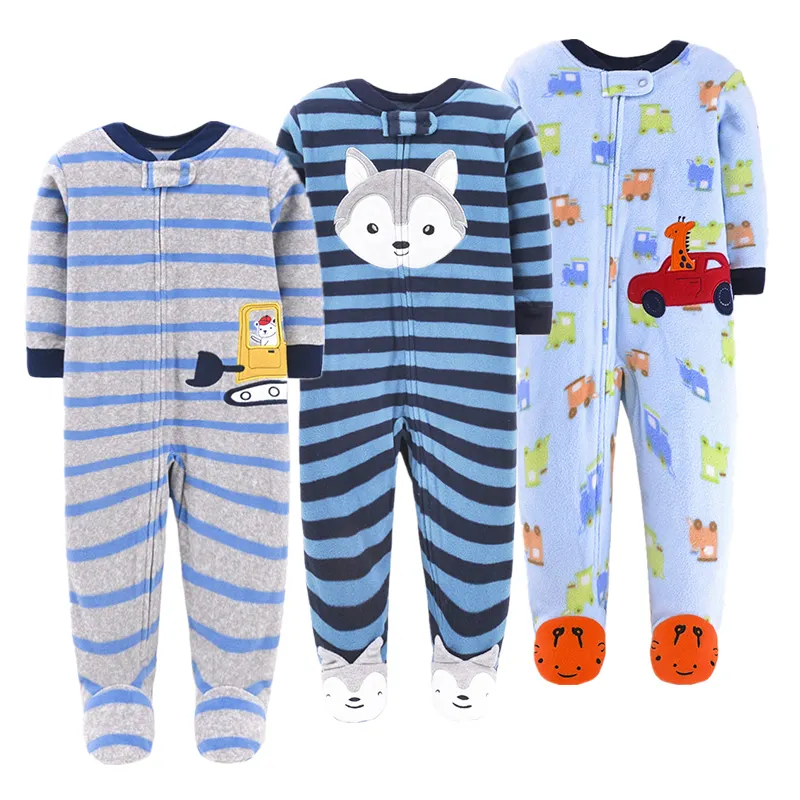 Baby Rompers Newborn Boy Clothes Spring And Autumn New Velvet Long Sleeve Jumpsuit Fashion Cute Cartoon Babies Clothing For Girl