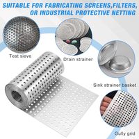 Tôle en acier inoxydable micro-perforée sur mesure de haute qualité – Panneau perforé à micro-trous, soudé, découpe sur mesure