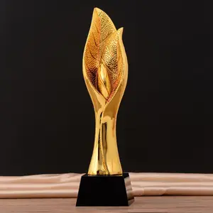 Ballon de cristal personnalisé en résine plaquée or, concours personnalisé, fournitures commémoratives, trophée de décoration de la maison