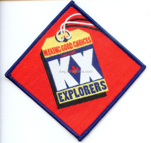 Parche de ropa tejido personalizado de alta calidad, insignias tejidas de satén, parche tejido para ropa - Product Image 6