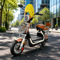 Moto électrique sportive 1500W 60V, vitesse maximale 50km/h, moteur moyeu arrière, cadre en acier au carbone, frein à disque, Guangdong