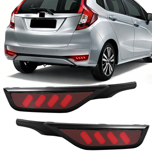 Feux arrière LED à prix d'usine, réflecteurs de pare-chocs arrière, feux arrière pour Honda Fit/<span class=keywords><strong>Jazz</strong></span> 2018, installation facile, 12V - Product Image 1