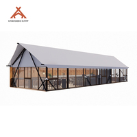 Tente de luxe Kawagebo Kamp (KK) 39,4' x 16,4' pour hôtel de safari, glamping, restaurant et bar en plein air