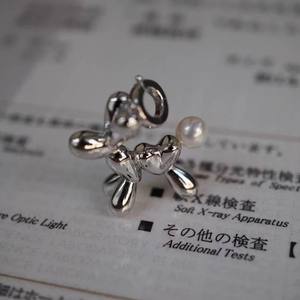 31321 DIY Pearl Accessory S925 <b>Silver</b> Pendant with 10-13mm Round <b>Beads</b> 4mm Jewelry Findings Empty Stand Gold <b>Silver</b> Pendant - Product Image 4