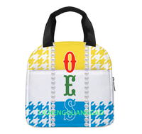 Sac Isotherme Portable Réutilisable pour le Déjeuner – Collection Sororité Phi Beta Sigma – Idéal pour le Bureau, le Travail et les Voyages – Ventes Flash
