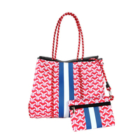 Sac fourre-tout imperméable recommandé par les designers, nouvelle tendance 2026, sac de plage en néoprène couleur tendance, sac à main personnalisé pour femme, été hiver