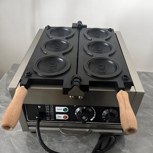 Machine à gaufres professionnelle en acier inoxydable de qualité alimentaire, presse à hamburger UFO, machine à hamburgers à haute productivité - Product Image 5