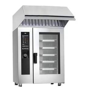 Kompakt 7kW gaz ticari fırın ekipmanları yerden tasarruf sağlayan buharlı fırın 3-Tray gıda kamyonları için 2 yıl garanti otel fırınları - Product Image 5