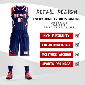 Uniforme de Baloncesto Personalizado con Nombre y Número, Pantalones Cortos, Ropa Deportiva para Hombre y Jóvenes, Sublimada, Cuello en V, Absorbe la Humedad - Product Image 2
