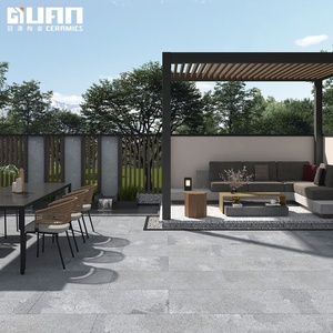 Pavage Gris Carreaux de Pierre de Béton Carreaux de Sol de Balcon Carrelage de Métro Extérieur Dalle de Céramique Antidérapant R11 - Product Image 4