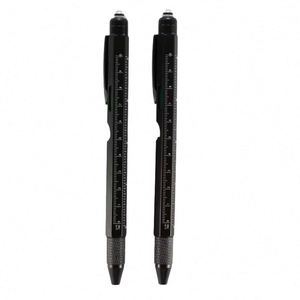 6 in 1 Multi Functional Heavy Metal Ballpoint <b>Pen</b> <b>with</b> logo Universal <b>Stylus</b> <b>Pen</b> <b>with</b> LED Customizable Suitable As Gifts for Men - Product Image 5