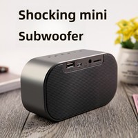 Yayunshi S2 untuk Speaker Plastik Nirkabel Jam Alarm Mini Tampilan Suhu Kontrol Sentuh Audio Dua Arah 1000-2000mAh
