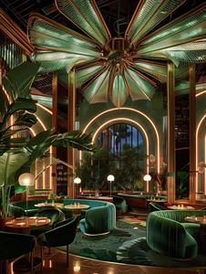 مقهى فاخر حديث مقهى غرفة عشاء ملهى ليلي فندق أريكة منحنية - Product Image 5