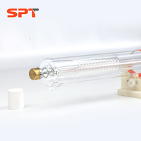 Tubo Láser de CO2 Serie SPT TR de 30w~150w con Módulo Láser de Puntero Rojo para Máquinas de Corte Láser