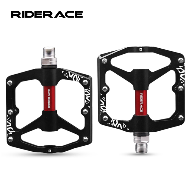 RIDERACE Aluminium-Pedale fr Mountainbikes  rutschfest, ultraleicht