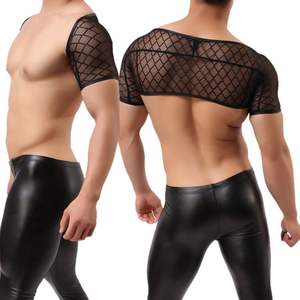 Camiseta Sexy Gay para hombre, ropa interior barata, chaleco comprimido transparente - Product Image 2