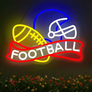 Chaîne de <span class=keywords><strong>super</strong></span> fans personnalisée Team Spirit Sports LED Neon Football Collier Chaîne Cheerleading Produits avec lumières d'Halloween - Product Image 4