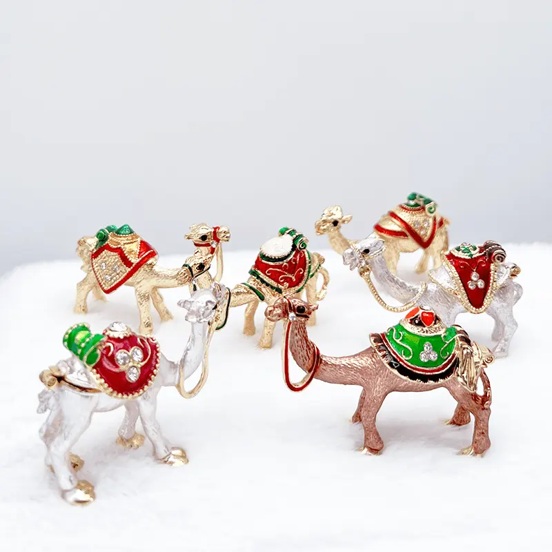 Wholesale Customized Plating Gold Art Crafts Home Decorative Camel Figurine Craft Novelty Gifts