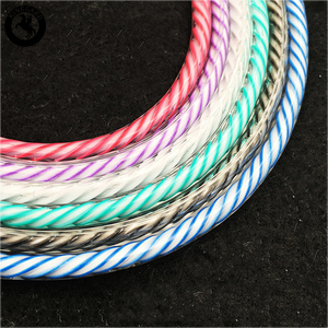 Câble de téléphone LED lumineux à charge rapide Micro USB et Type-C de 1,8 m avec gaine en nylon renforcée et LED clignotantes multicolores - Product Image 6