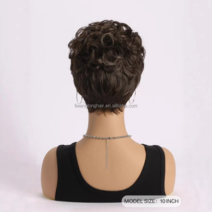 JAMBALAYA – perruque afro <span class=keywords><strong>courte</strong></span>, petites perruques bouclées, <span class=keywords><strong>coupe</strong></span> Pixie, pour femmes africaines, noires - Product Image 4