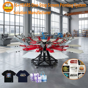 Máquina de Serigrafía Rotativa Ruida OEM/ODM para Camisetas, 10 Colores, 10 Mesas, Equipo de Serigrafía para Prendas de Vestir - Product Image 1
