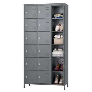 Palestra armadietto in ferro acciaio personale in metallo armadietti scuola di stoccaggio in metallo acciaio metallo Loker 18 Pintu Roperos Armario - Product Image 2