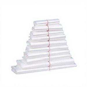White HDPE Recyclable Matte Plastic T-Shirt Bags Thickened Transparent Handheld Takeout Packaging Convenient Vest Bulk - Product Image 4
