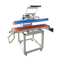 Machine de presse à chaud manuelle simple utile pour lanière Machines de sublimation d'impression de ruban de sangle 25*100CM pour vêtements
